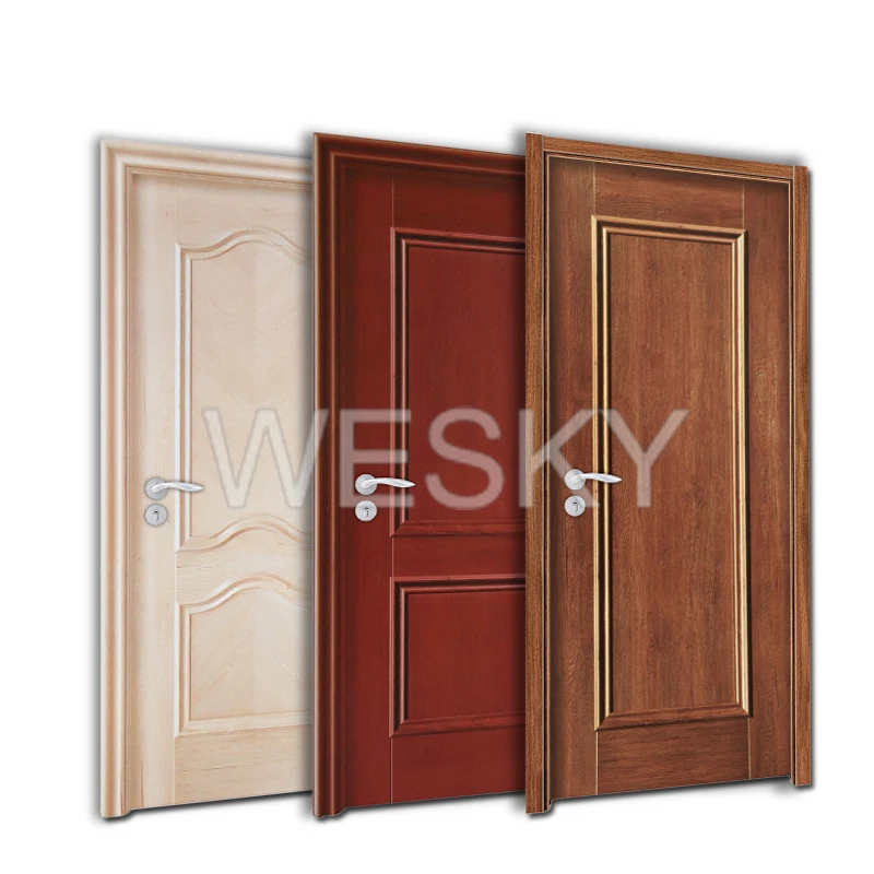 Interior Solid Rosewood Modern Wood Bedroom Door