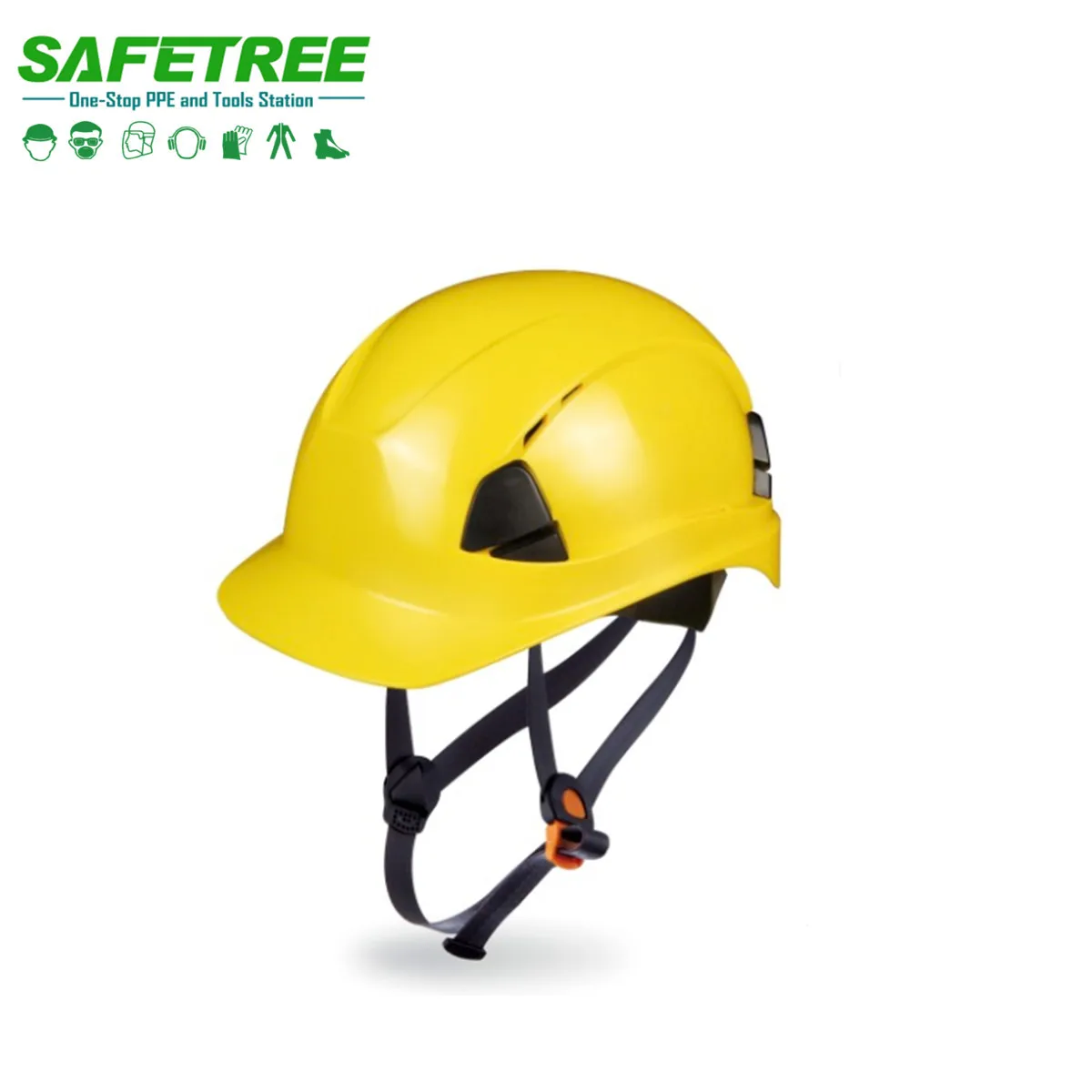 ANSI Z89.1 Type I CLASS E, G, C American Safety Helmet With Chin Straps and Sweat Band