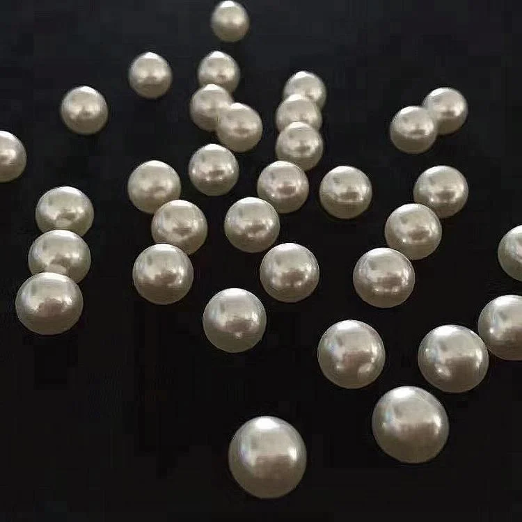 High quality loose pearl plastic round no hole beads
