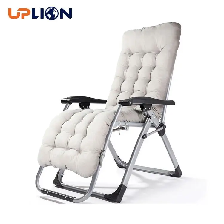 Uplion Outdoor Beach Lounge Chairs Zero Gravity Chairs Adjustable Lounger Chair With Cushion