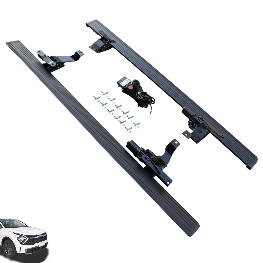 Kia series Borrego SPORTAGE Sorento kx3 kx5 kx7 Автоматическая боковая педаль из алюминиевого сплава утолщение Электрический убирающийся