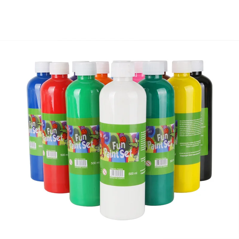 500ML Non-Toxic Washable Finger Paint  For Toddlers and Kids