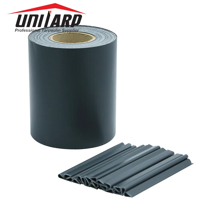 100% УФ-защита 450gsm брезент 19 см x 35 м забор уединенный экран ПВХ лента