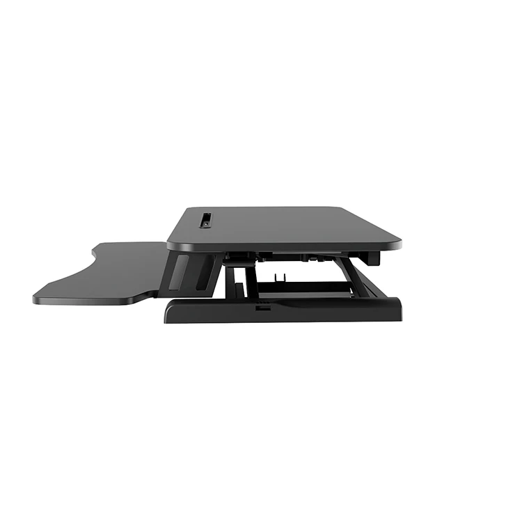 AUKI 32-40 Inch Desk Converter Standing Desk Table Top Converter Gas Spring Structure Standing Desk Converter