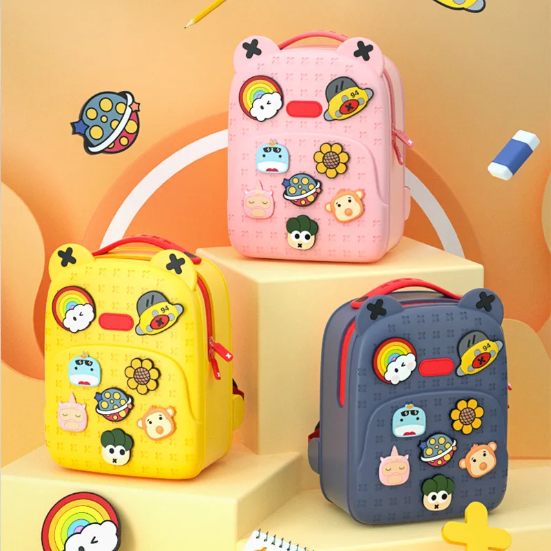 Kids Backpack 2022 Purpose waterproof School bag children  Backpack EVA School Bags