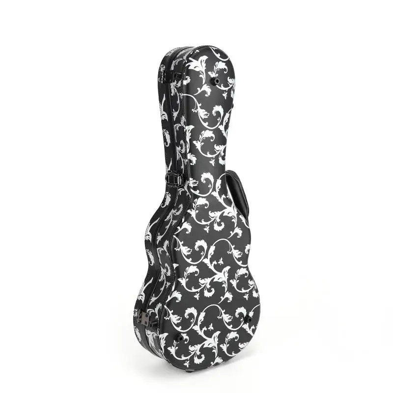 24 Inch Leather Ukelele Piano Case Genineleather Handle 10mm Sponge High Quality Wholesale Custom Hard Case