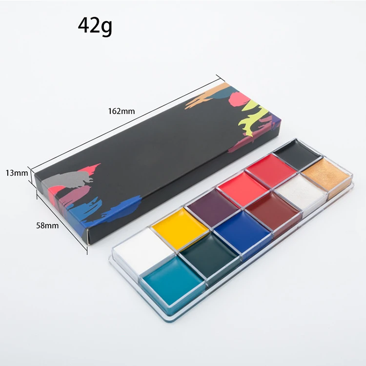 Painting Supplies Palette Kit Sticks Halloween Football Kids Makeup Glow The Dark Cream Face Paint