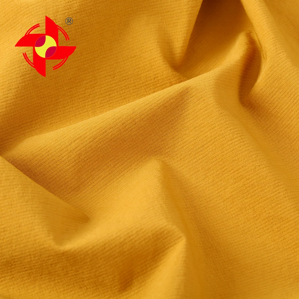 Woven Elastic Waterproof Taslan Crepe Trousers 90% Nylon 10% Spandex Fabric For Outdoor Stretch Wear
