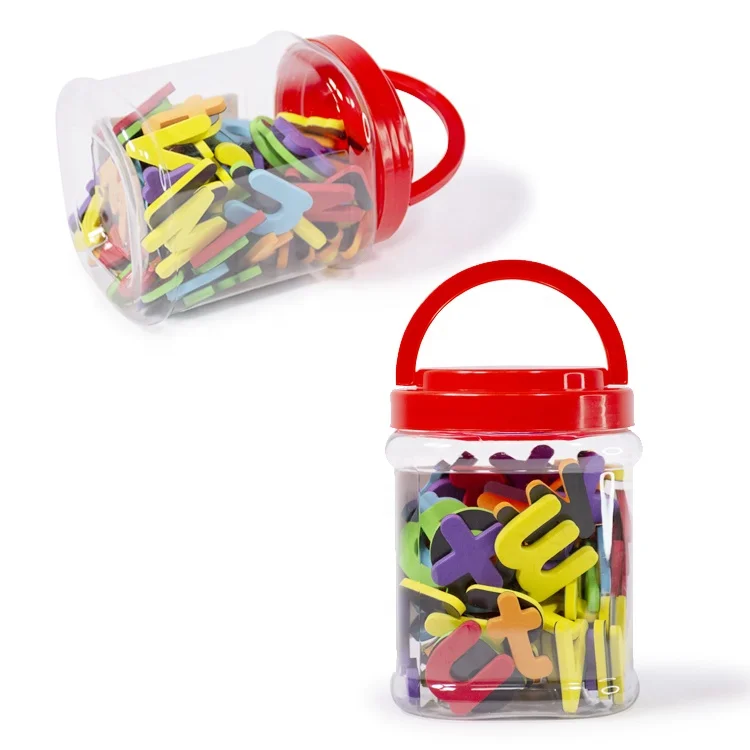 EVA Magnetic Letters Numbers 93 Pcs Alphabet ABC 123 Fridge Magnets Colorful Educational Toy Set, Preschool Learning Spelling