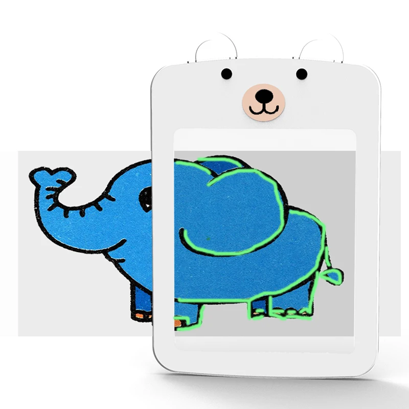 6.5 inch Cartoon lcd writing pad Children memo pad drawing board kids Toy Transparent writing board