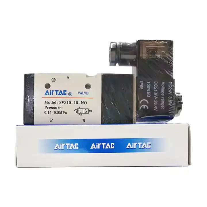 Airtac Brand 3V210 Series DC24V Solenoid Valve 2/3-Way Hydraulic Pneumatic Valve General Application Customizable OEM Support