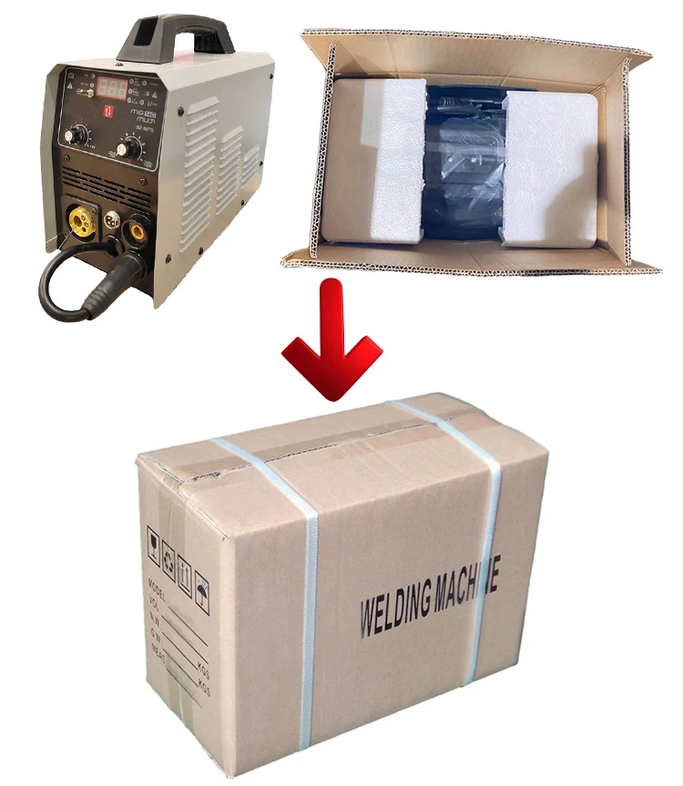 RHKTECH 2022 New  Portable Multifunctional 3in1 Automatic Digital Display 1KG Welding Wire MMA TIG MIG Welding Machines For Sale