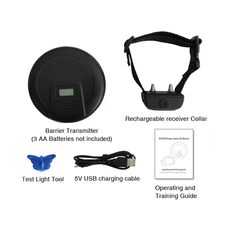 New Indoor Wireless Pet Barrier Easy use indoor home containment system mobile pet fence