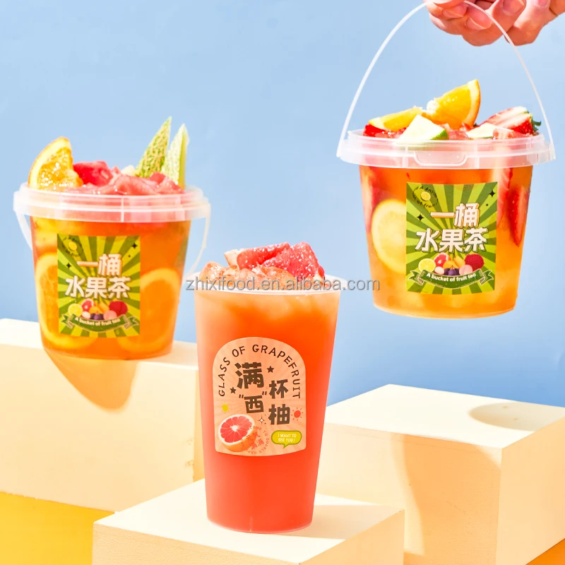 2023 New Arrivals Bulk Package 2.5kg Assorted Fruit/Multi Fruit Juice Concentrate for Bubble Tea