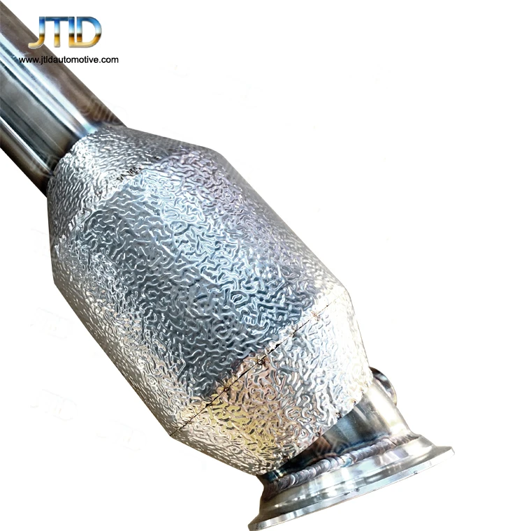 New Style Exhaust System High Flow Heat Shield Catalyst Downpipe for Infiniti Q50L