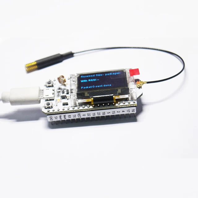 NEW 433MHZ ESP32 LoRa SX1278 esp32 led 0.96 Inch Blue OLED Display Ble WIFI Lora Kit 32 V2 Development Board for Arduino