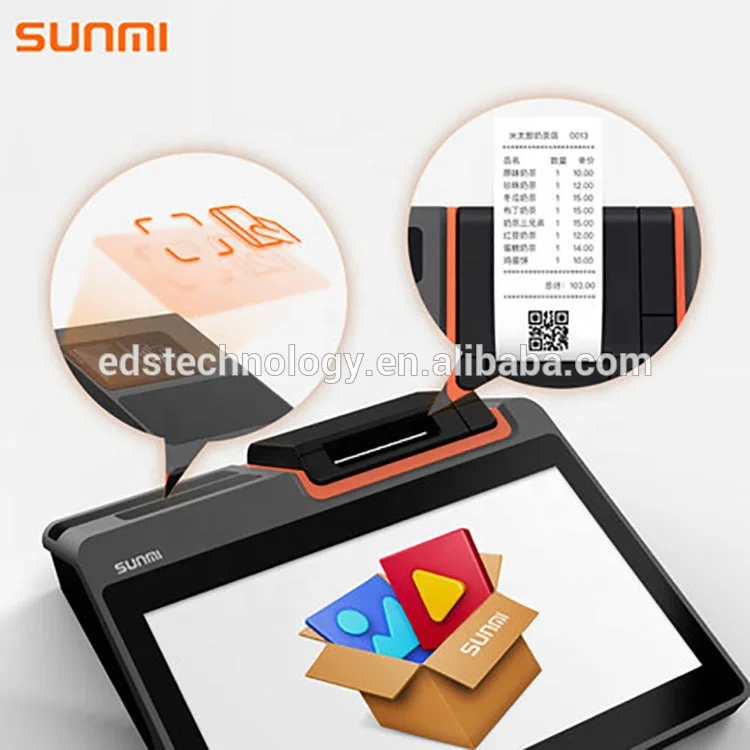 
Hot sale SUNMI T2 mini 11.6 inch 1GB+8GB pos terminal cash register tablet touch screen pos all in one system pos software 