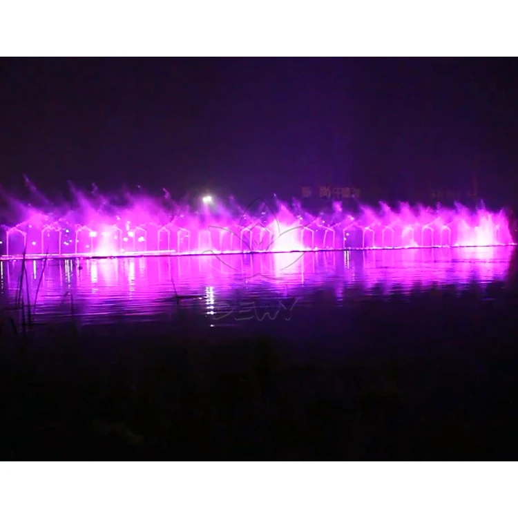 Free Design Outdoor lake sea Program Control jumping jets Water musical Fountain for decoration project