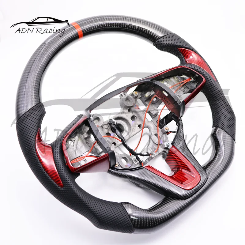 For Hyundai Genesis G70 Carbon Fiber Steering Wheel 2018-2023