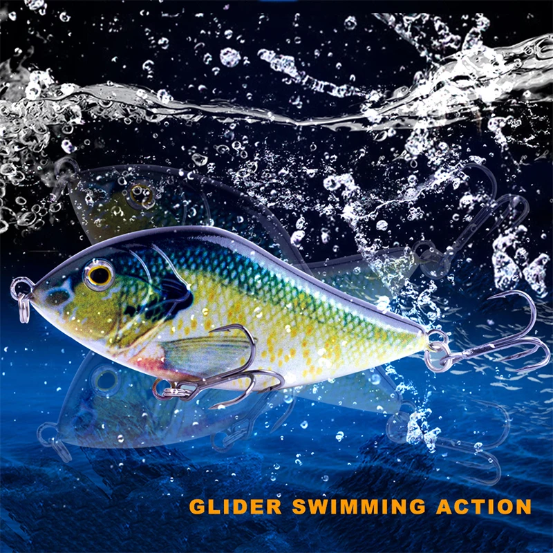 WEIHE 10cm 45g 15Colors Artificial Hard Fishing Lure Pike Bait Jerkbait Wobbler Fishing Lures