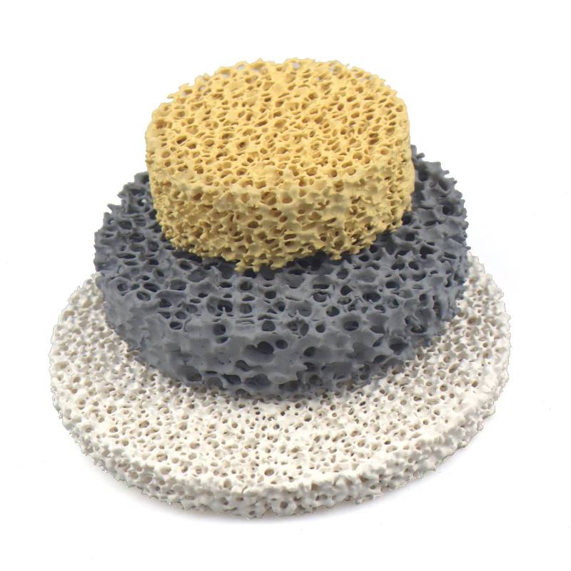 NanXiang Alumina Ceramic Foam Filter Porcelain Porous Plate Filter for Metal Casting