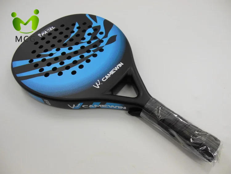 Padel Racket Carbon Fiber Surface with EVA Memory Flex Foam Core Padel Tennis Racquets Lightweight