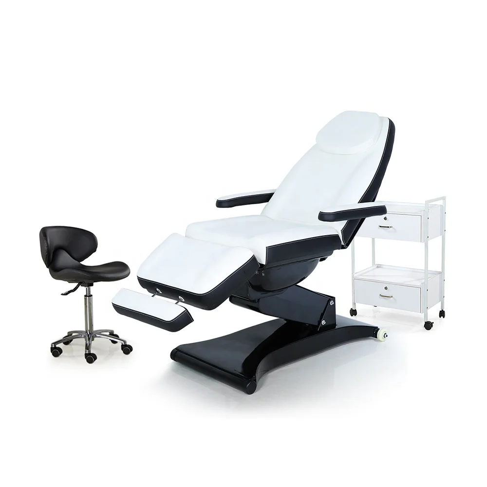 Reclining Salon Beauty Adjustable Height Hydraulic Portable Cheap Best Foldable Electric Treatment Massage Facial Bed Chair