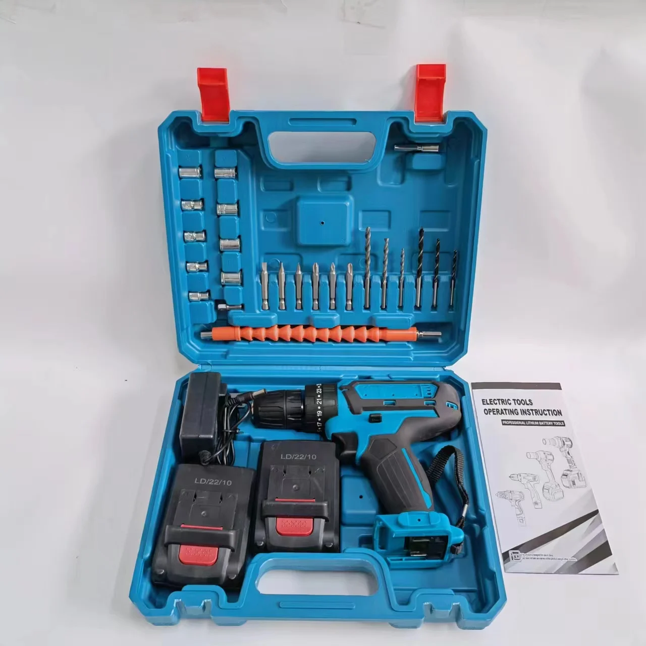 Quality Assurance Electric Drill Spare Parts  Hand Drill Machine Toolbox