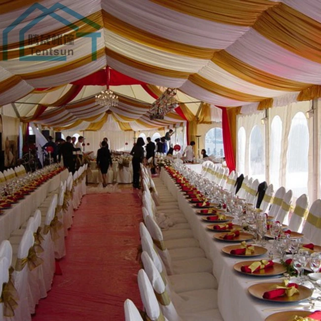 100 people 20x30 20x40 10x 30 transparent aluminum Pagoda big wedding tent party for outdoor events