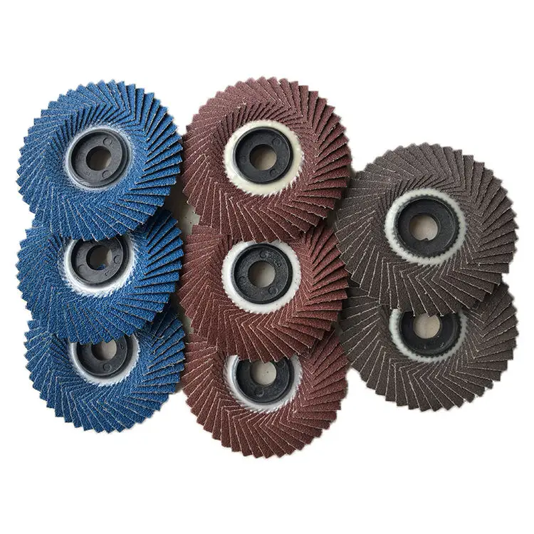 Royal Sino 100MM 115MM 125M 40 60 Grit Abrasive Zirconium Zirconia Flap Discs For Metal Polishing