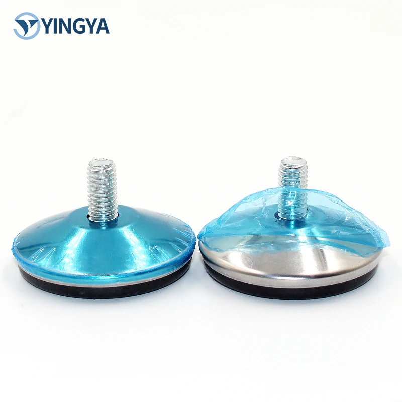 Universal MM8 Swivel Adjustable Conveyor Plastic Furniture Rivet Base Leveling Feet