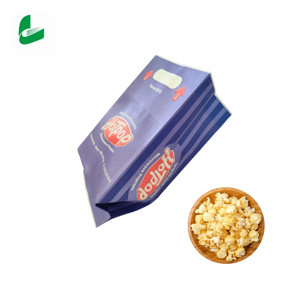 Colored Heat Seal Paper Bags Craft Paper Printing Best Price Microwave Popcorn Packing Paper Packages