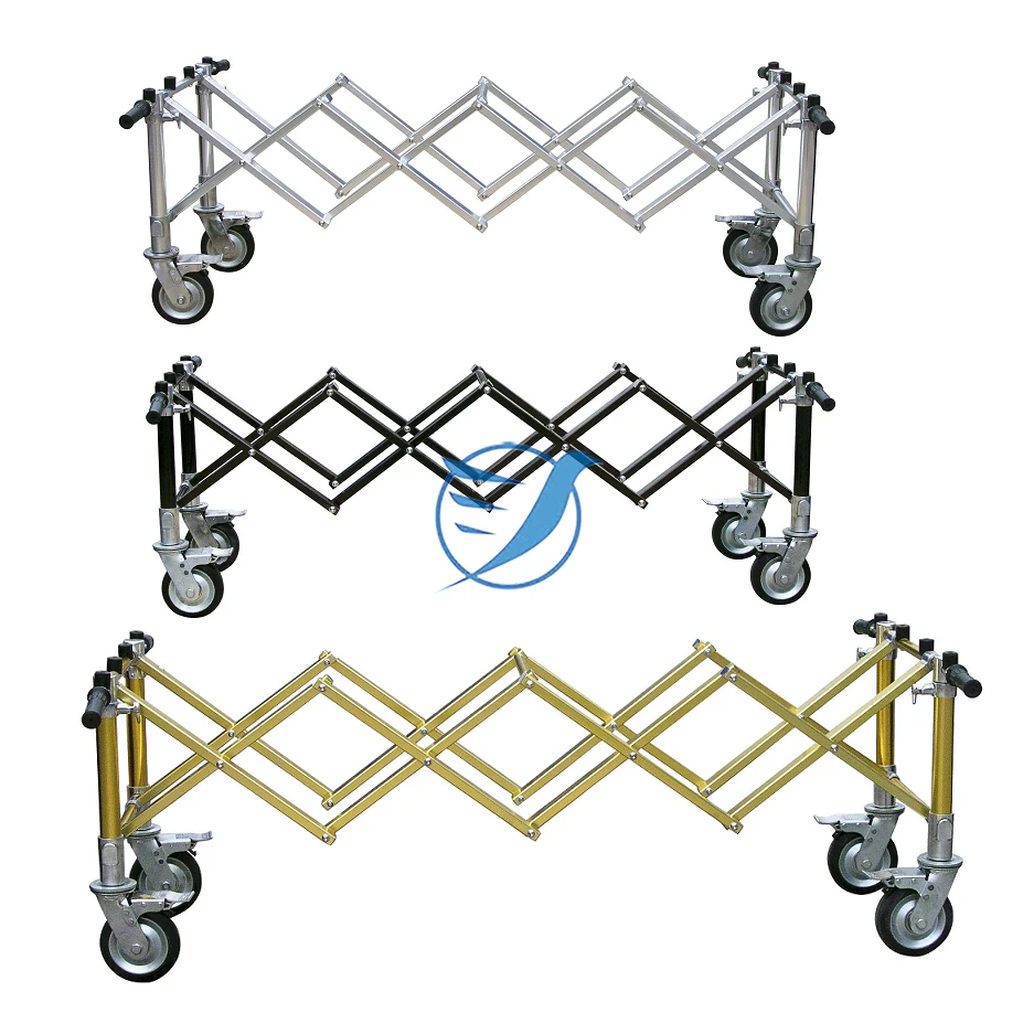 
Factory directly Aluminum alloy Funeral Church Truck Casket Coffin Transport trolley 