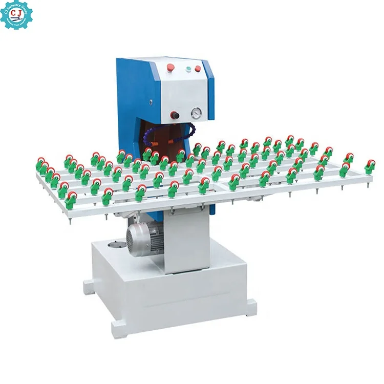Glass irregular Shape Edging Grinding Beveling machine For glass round, oval, OG, square edges bevel and polishing