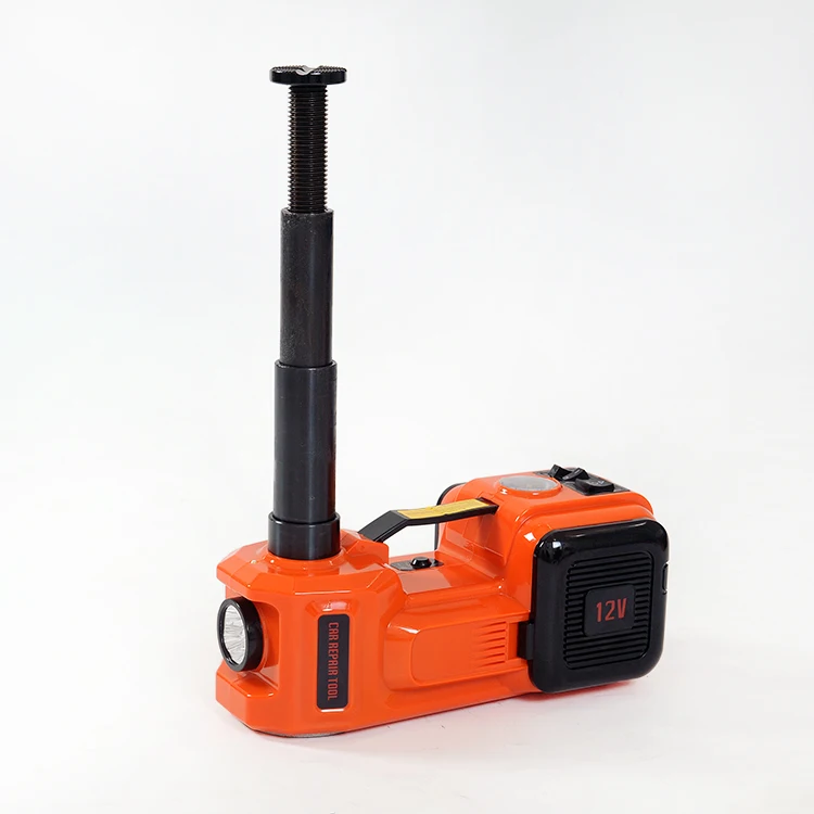 Three in one low-power 4000 lumens strong light illumination portable car pump tire inflator car jacks hydraulic jac