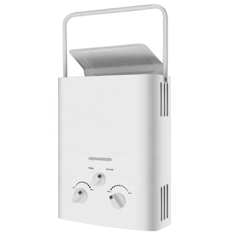 6-20L tankless instant bathroom shower gas water heater LPG or Natural Gas type