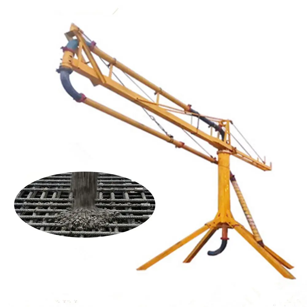 10-20 meters concrete spreader towing arm lift work platform manual construction concrete pump hydraulic moving spider type