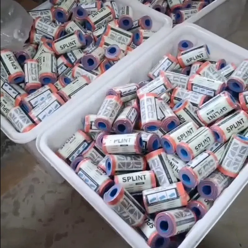 Wholesale Lightweight First Aid Medical Splint Roll Fracture Foldable Waterproof Soft Arm Leg Rolled Splint