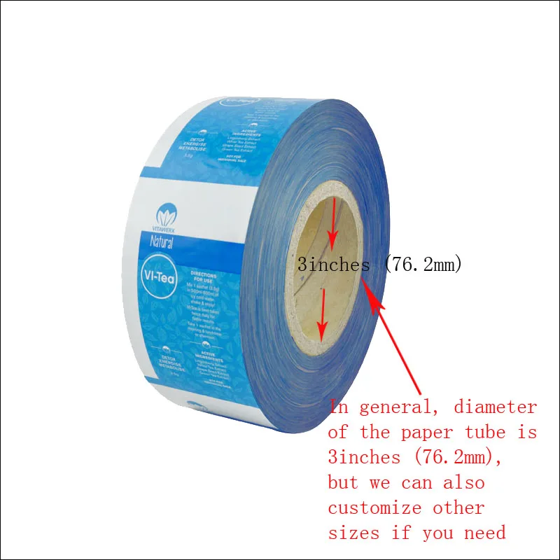 Factory price flexible food grade custom printed plastic bags laminated roll plastic film for food packaging