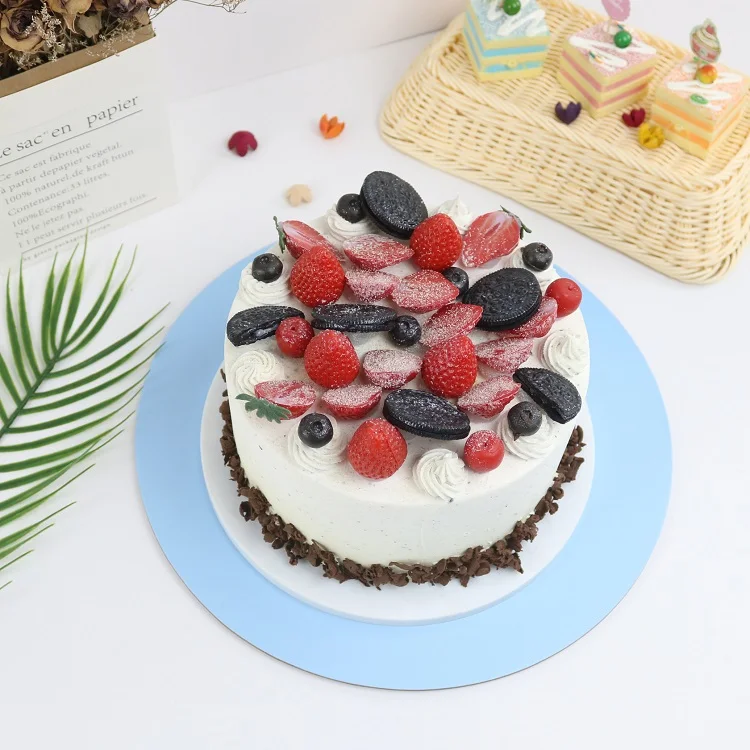 Thanksgiving 10 Inch Paper Cake drum 3mm custom color Cake Board cake base