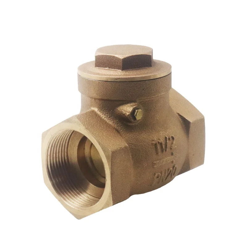 DN15 brass check valve with  Y type strainer