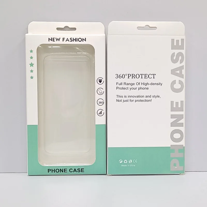 Biodegradable Eco - Friendly Kraft Paper Packaging Phone Case Drawer Packaging Box Package For Phone Case Paper Boxes