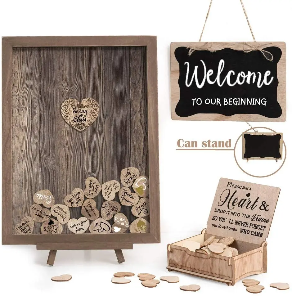 Wedding Guest Book Alternative Rustic Wedding Decorations For Reception Wedding Signs//