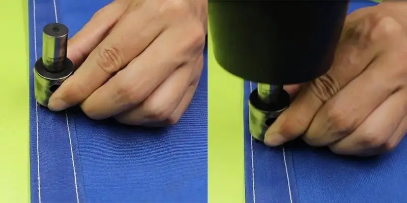 SNOWL 2024 brand new carbon steel twist lock fastener eyelet pliers oval punching machine