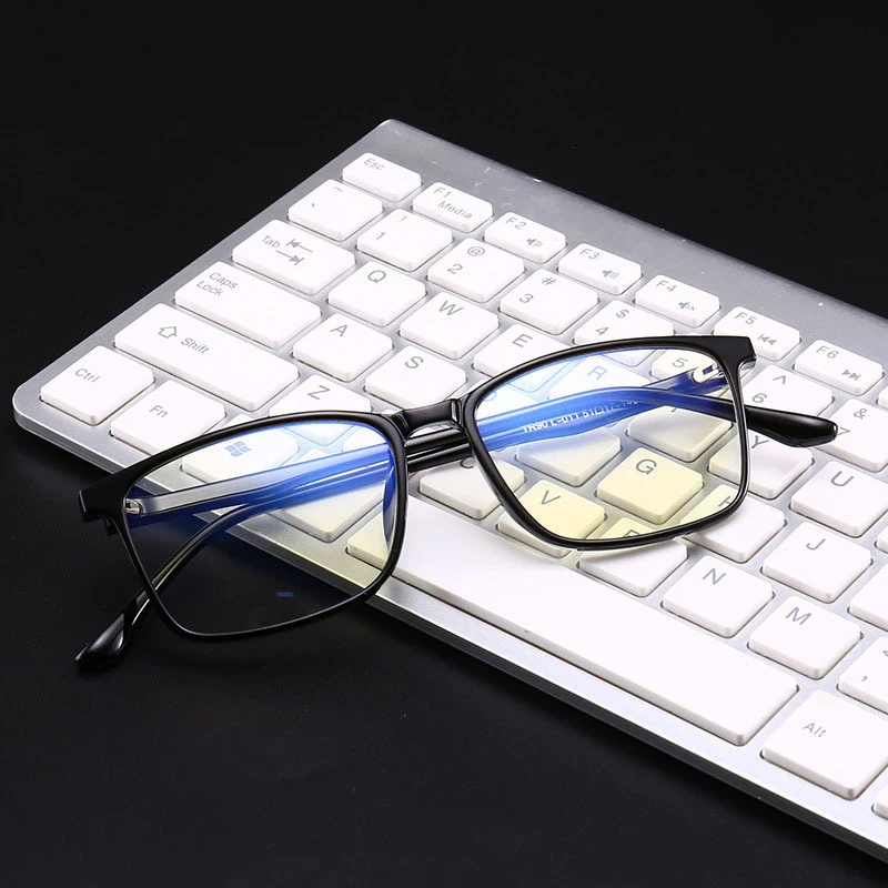 Factory Hot Sell Classic Fashion Unisex Optical Frame TR90 Material Computer Eyewear Anti Blue Light Ray Filter Glasses