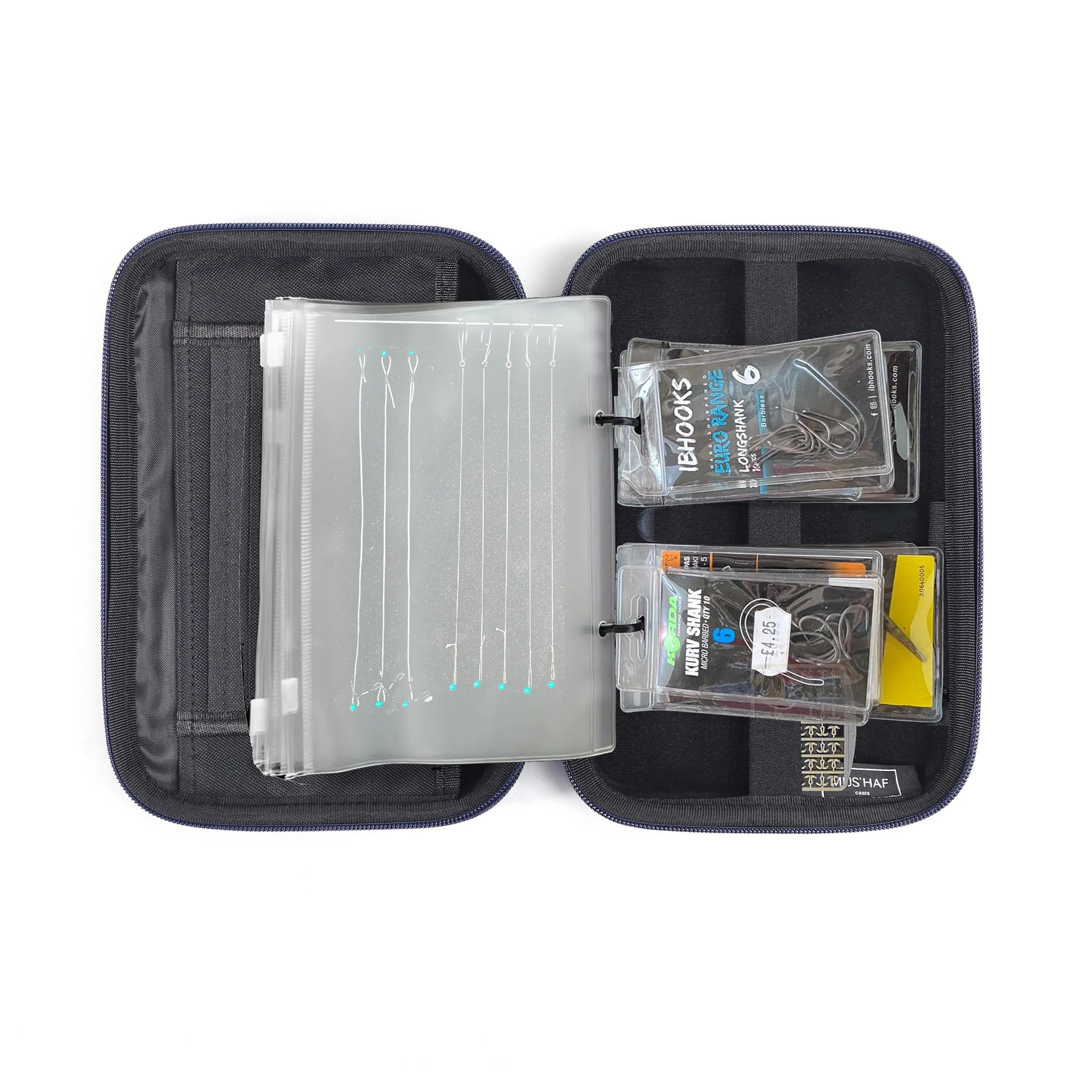 Custom Rig Wallet Tackle Box Carp Rigs Hooks Fishing EVA A5 Waterproof Binders Storage Hook Bag Carp Fishing Tackle Case