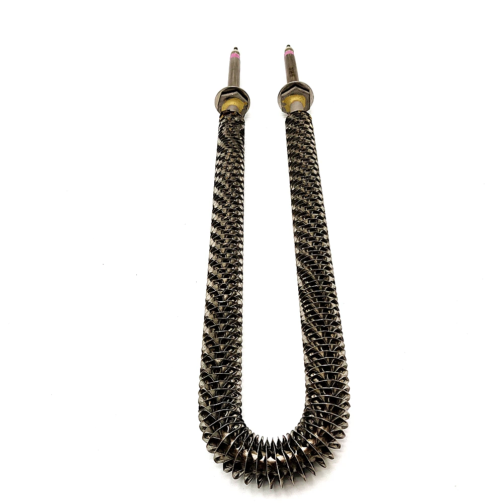 customized industrial electric heating element finned tubular air heater for food dehydrator