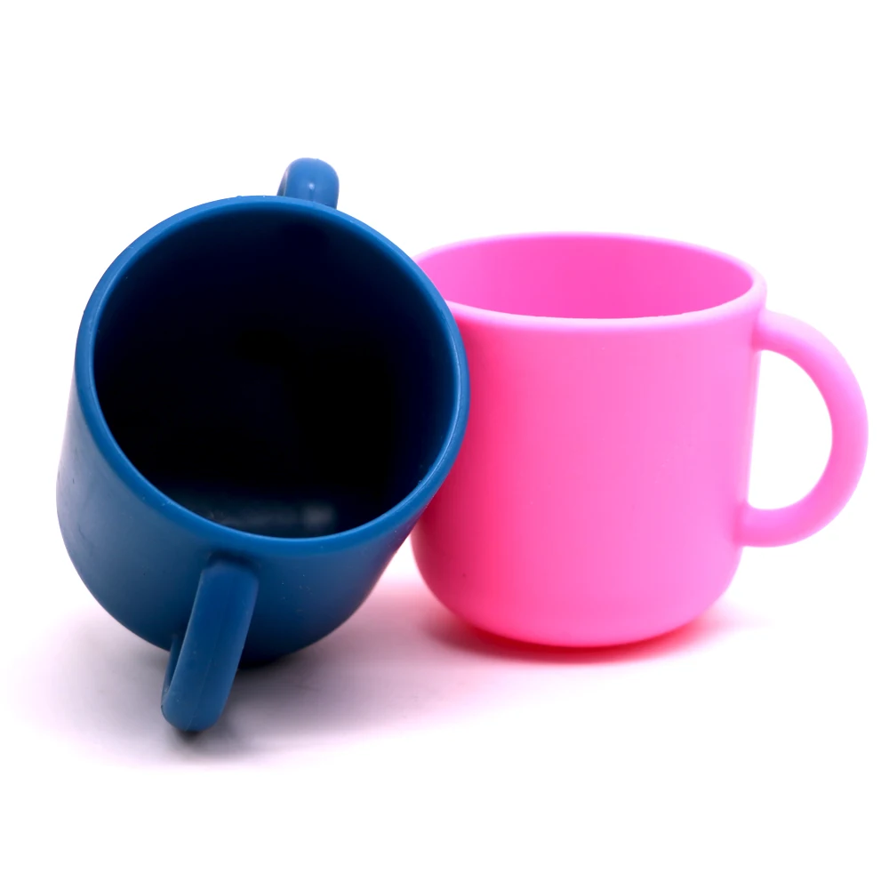 Cup Silicone Mug New Arrival Unbreakable Silicone for Baby Child Milk Mugs Modern Eco-friendly CE / EU Handgrip LFGB