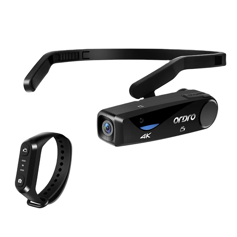 ORDRO EP6 4k FPV POV UHD Mini Wifi Camcorder Wireless Wearable Video Camcorder Camera