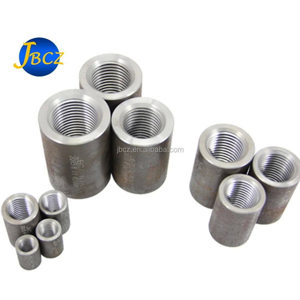 Upsetting Parallel Taper Thread Rolling Straight Thread Rebar Coupler Bolted Rebar Coupler Cold Extrusion Press Rebar Coupler